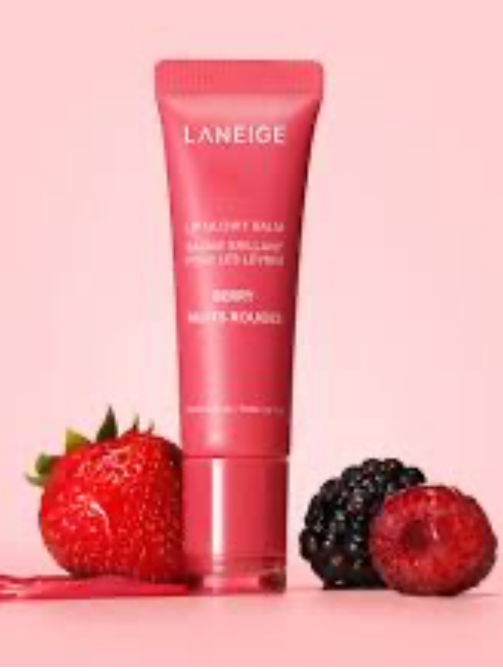 NEW🌷LANEIGE Lip Glowy BalmSheer Tinted Lip Moisturizer Shea Butter Berry (Pink)
